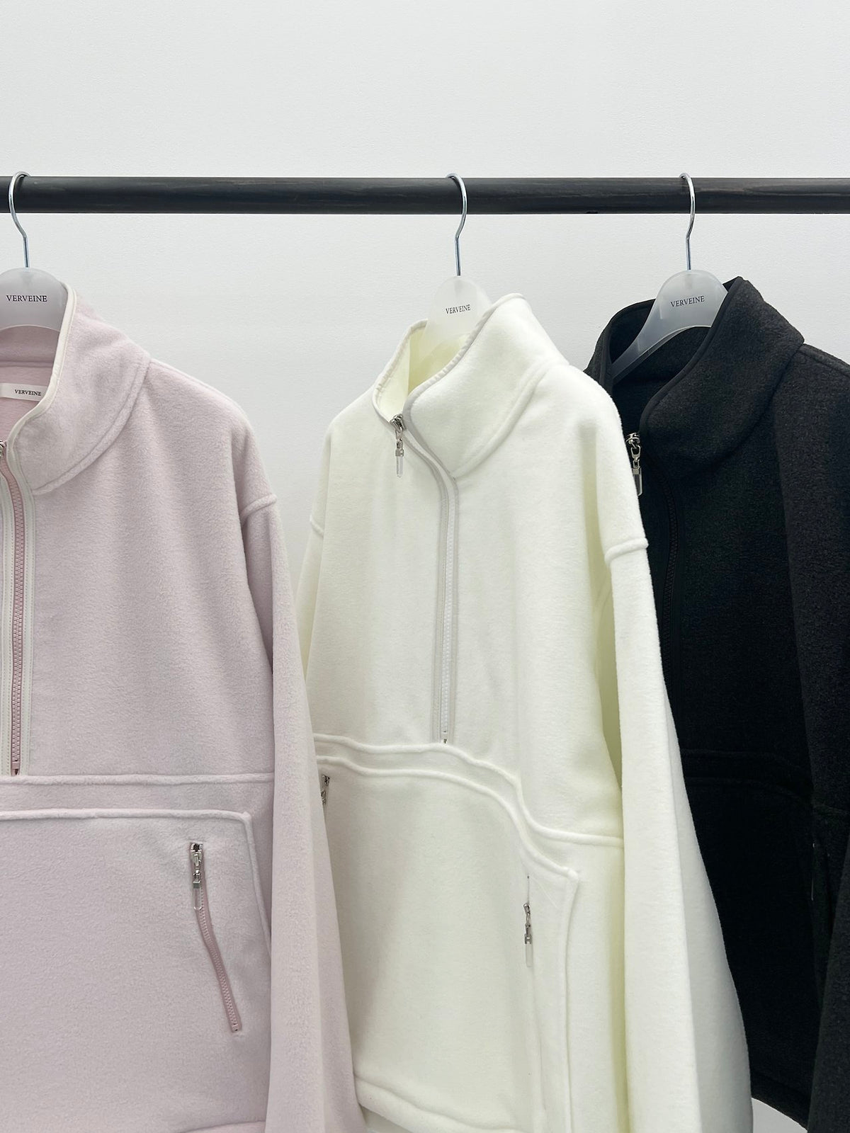 romy half-zip fleece jacket-3col