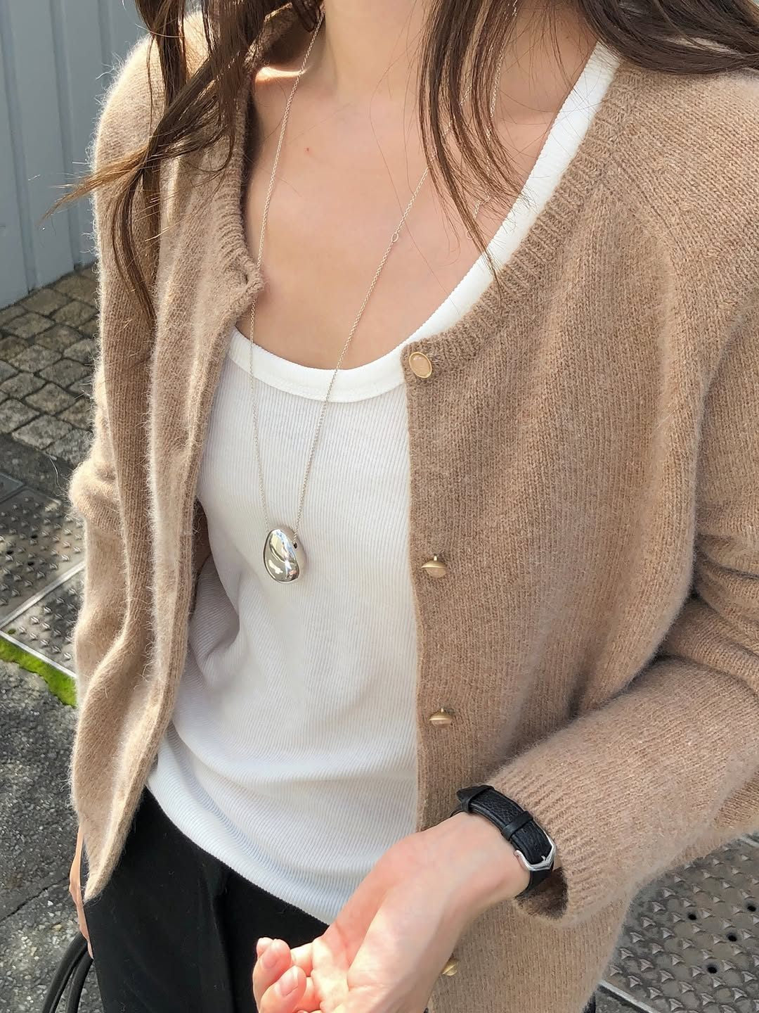 pauline raccoon cardigan-2col