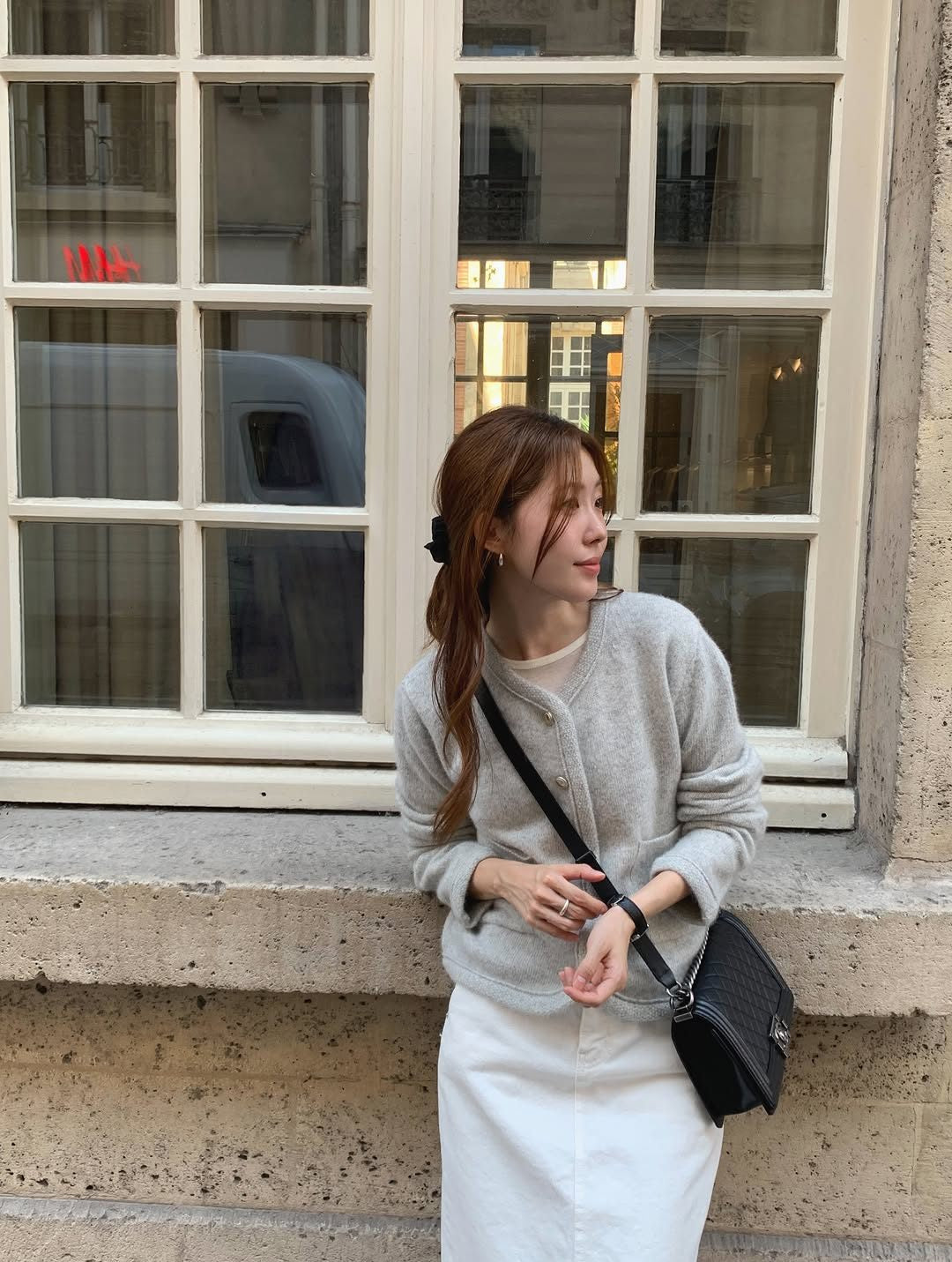 coco raccoon knit jacket-2col