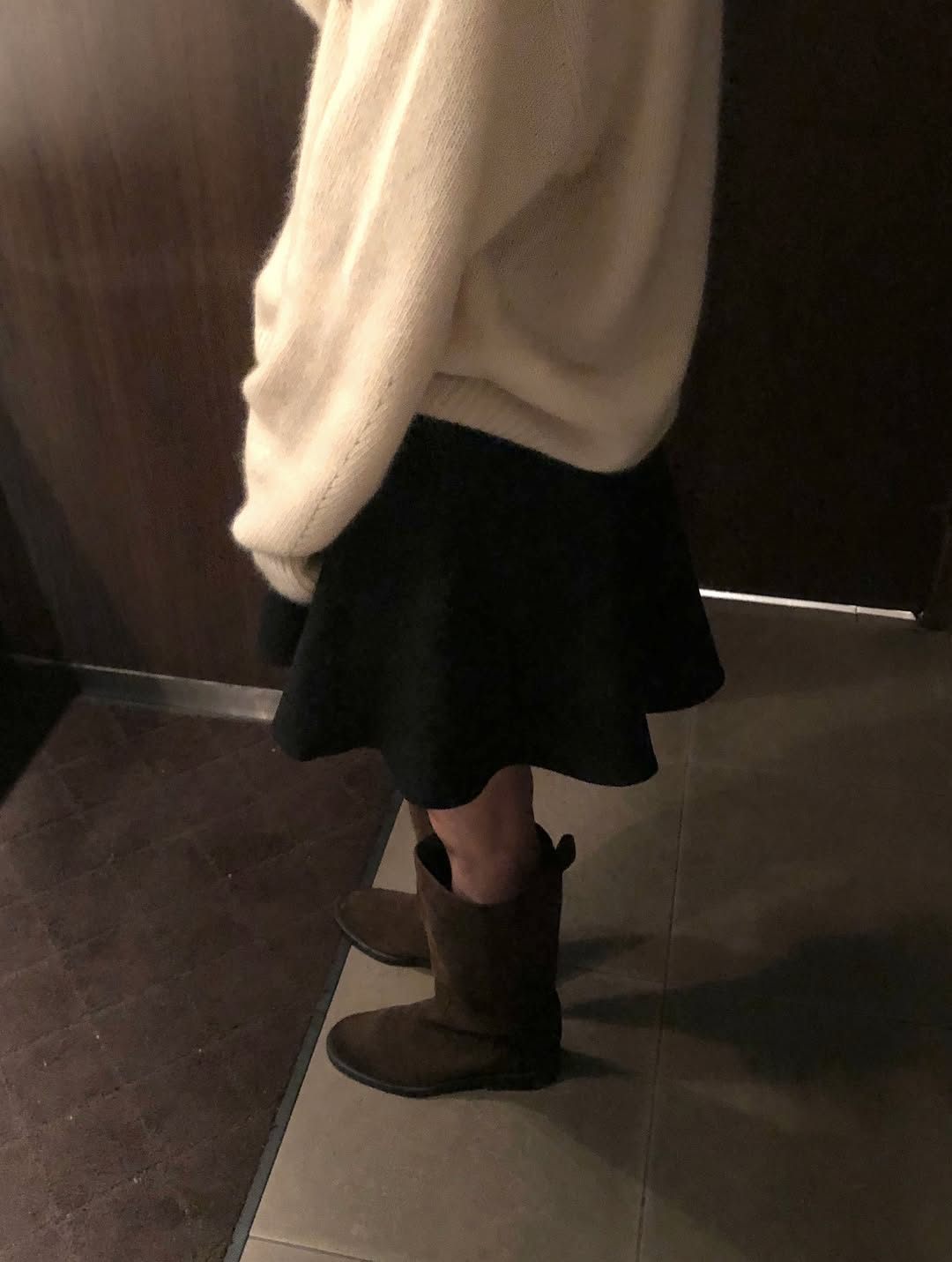 mabel flare mini skirt-2col