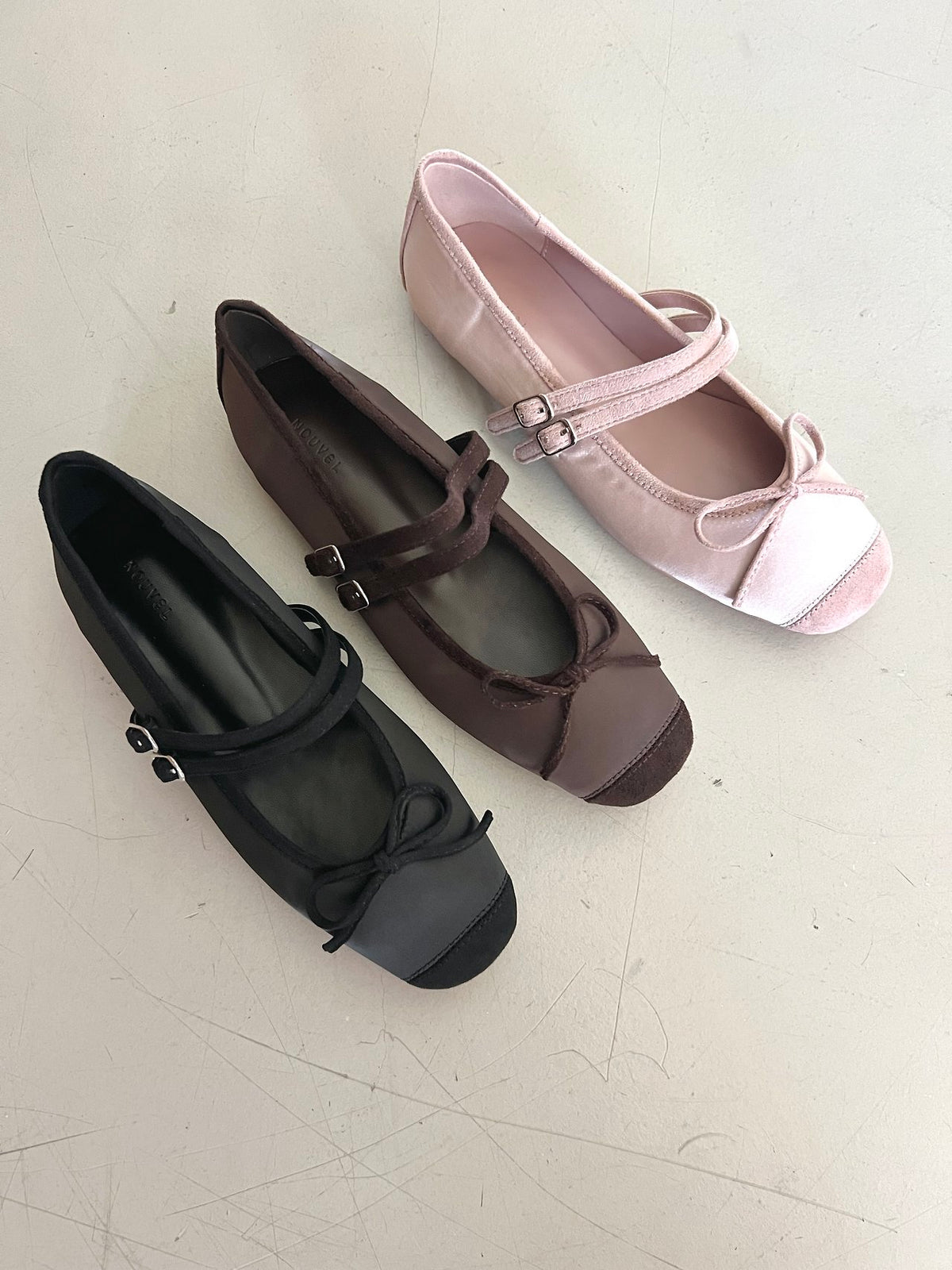 Molded double-strap Mary Jane