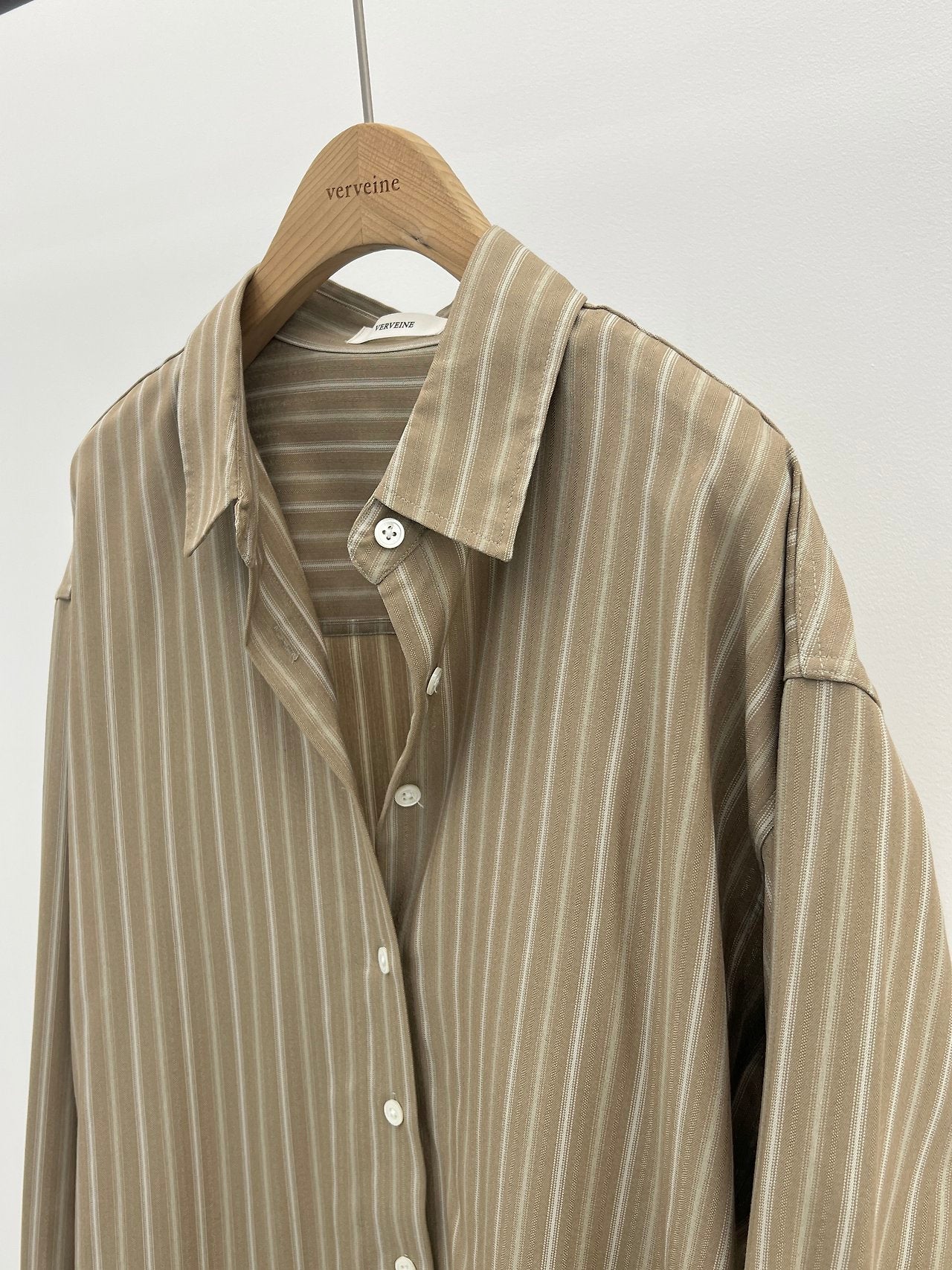 Soren tencel stripe shirt