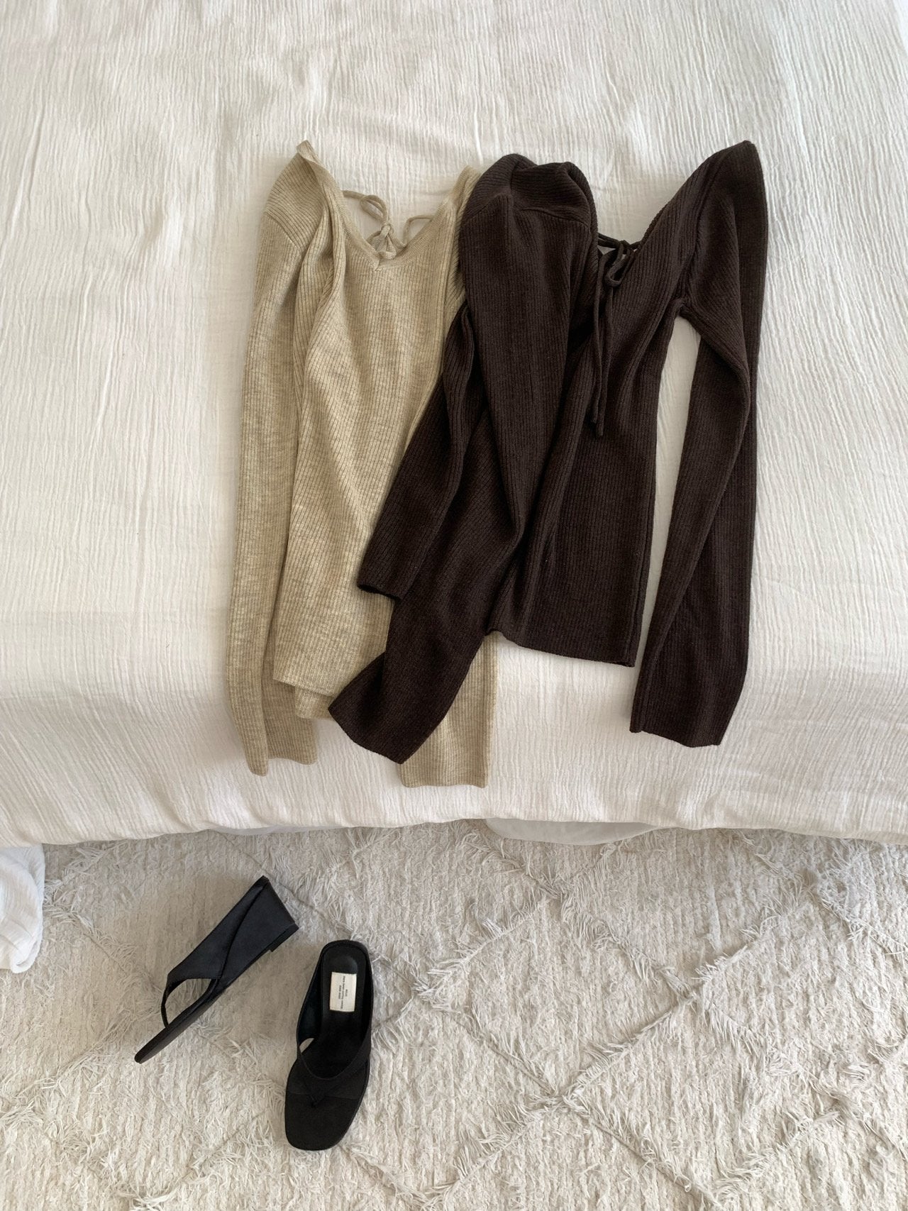 Ibon V-Neck knit-4col