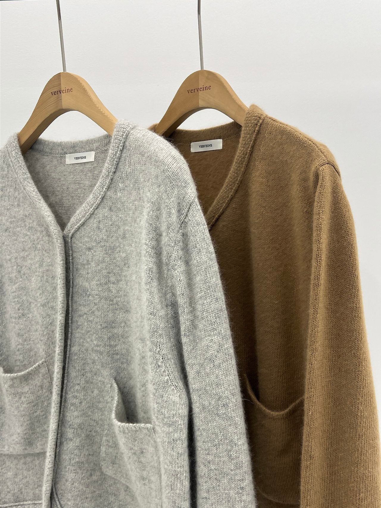 coco raccoon knit jacket-2col