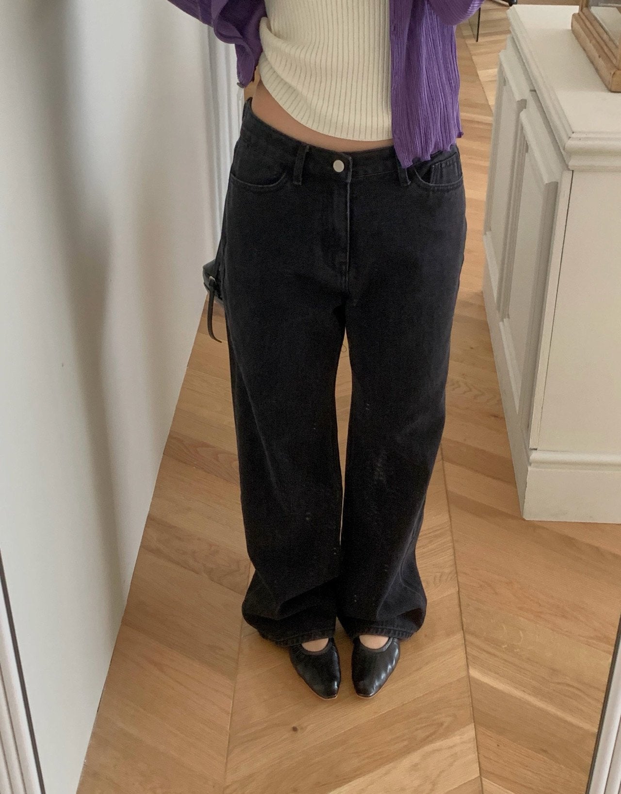 black denim