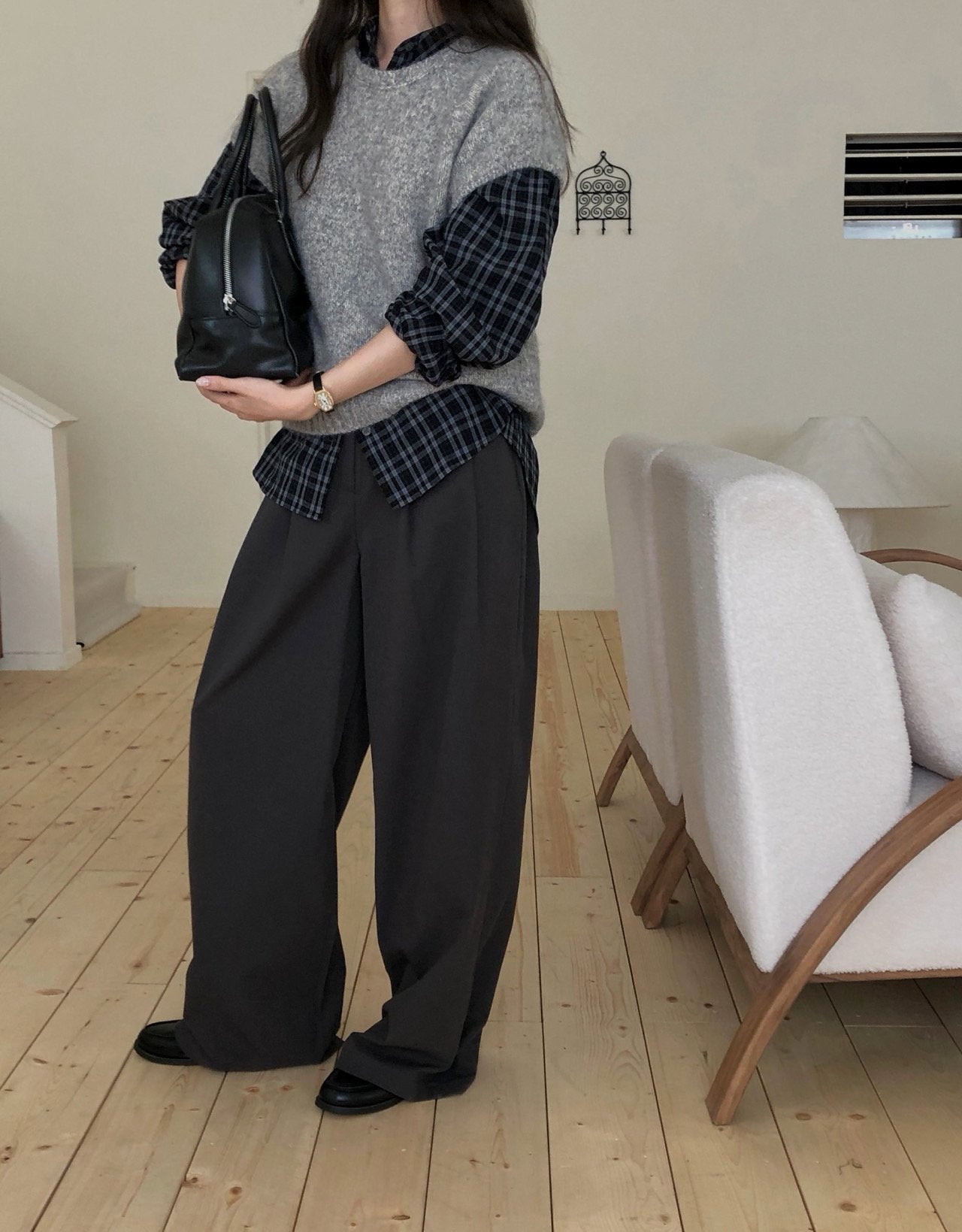 tony cotton pants-2col