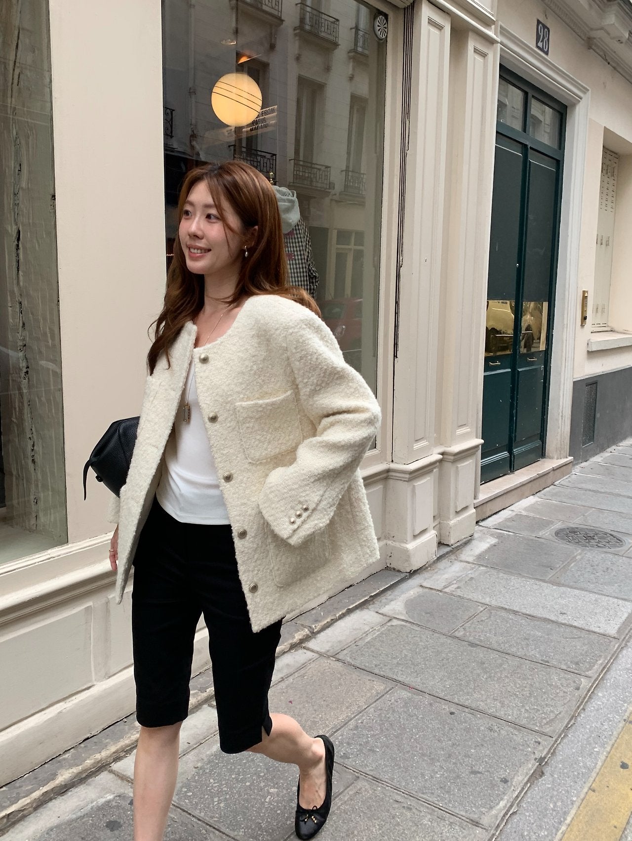 Ellie half tweed jacket-2col