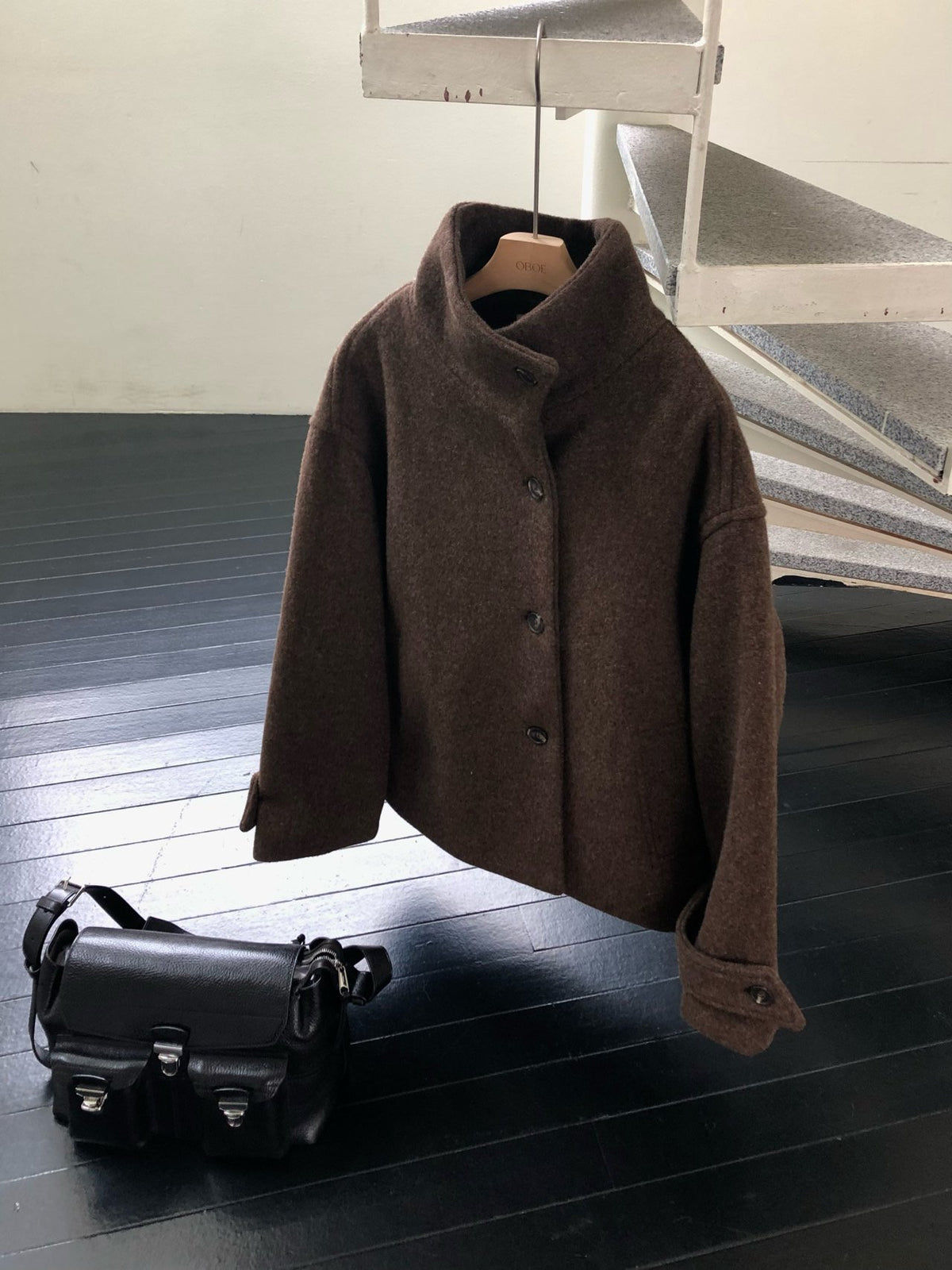 berry half bouclé ct 100% wool-2col