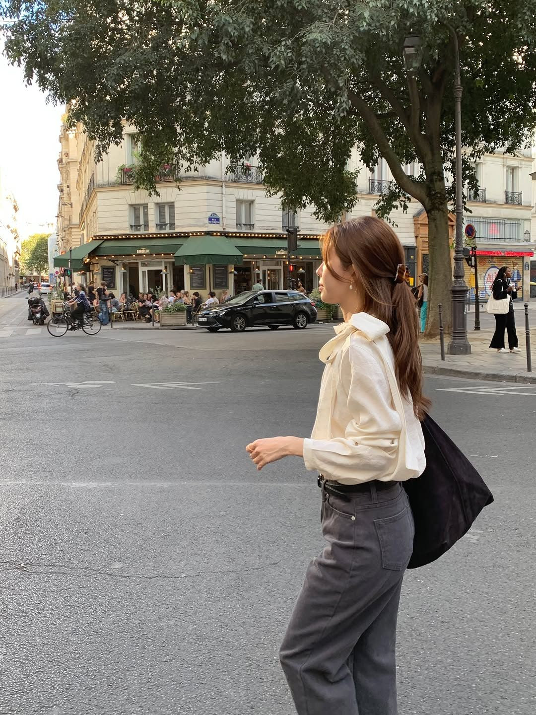 Ere scarf blouse-2col