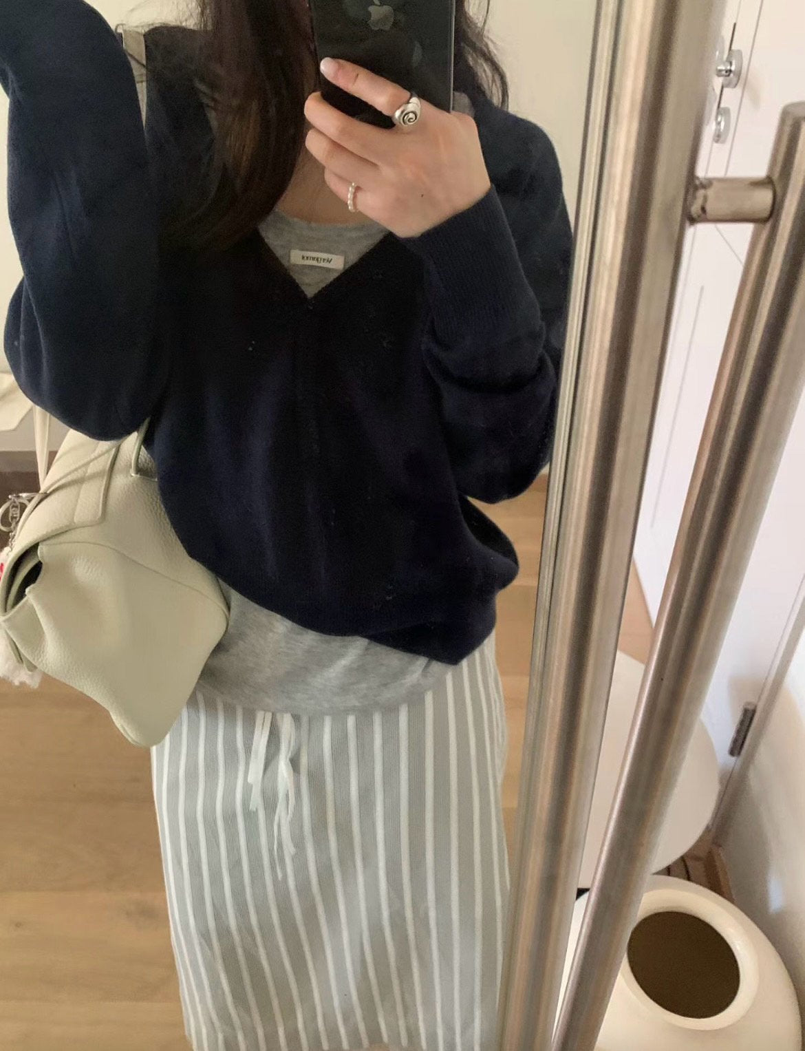 low neck knit-3col