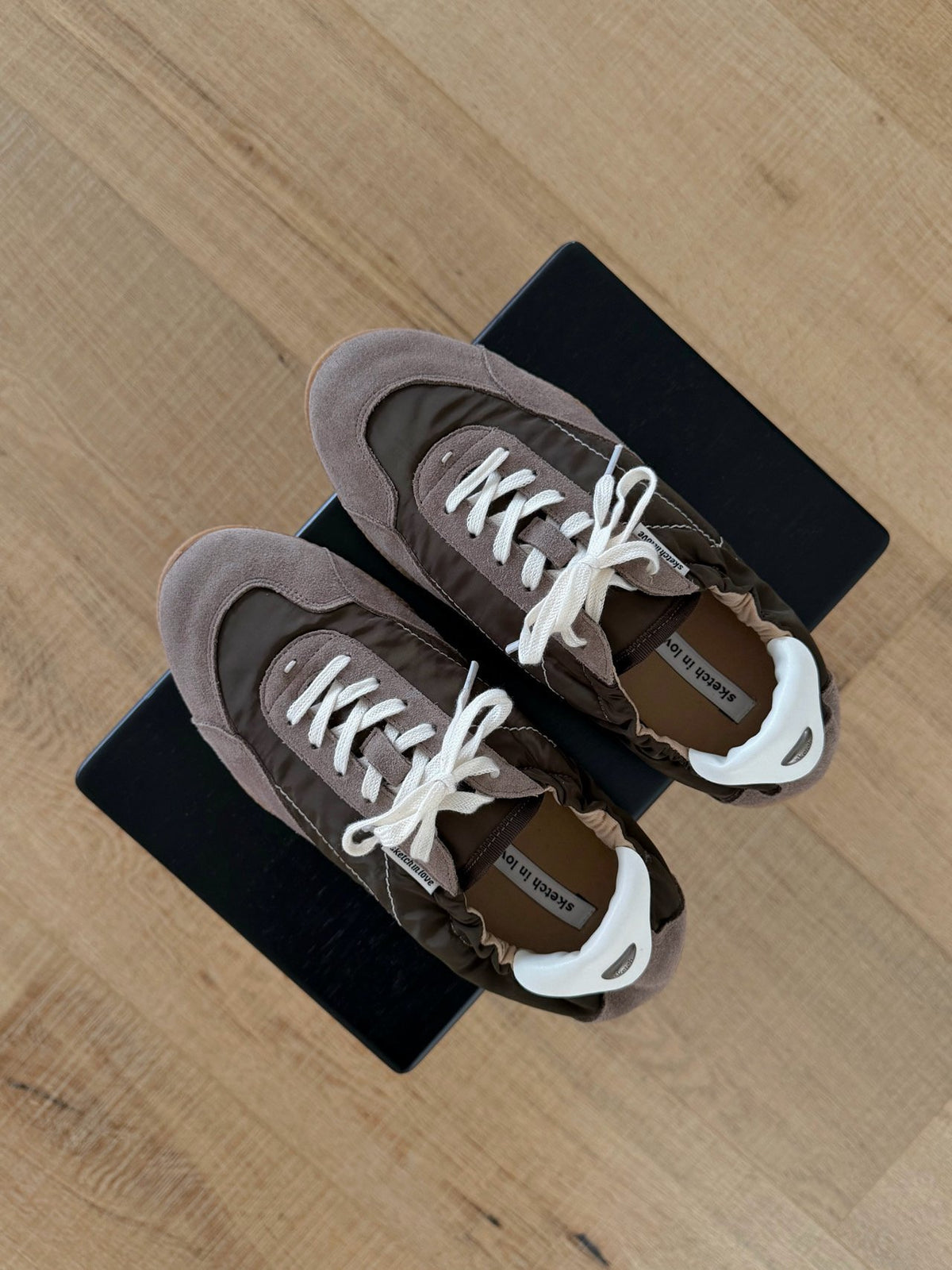 cloud suede sneakers-2col