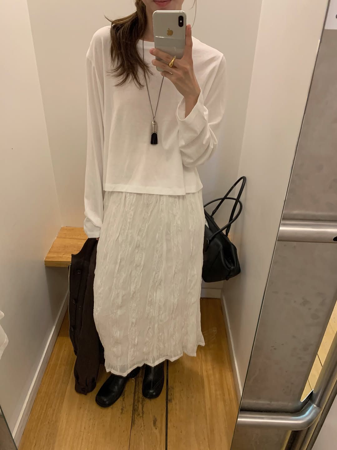 Adele soft modal crop T-3col