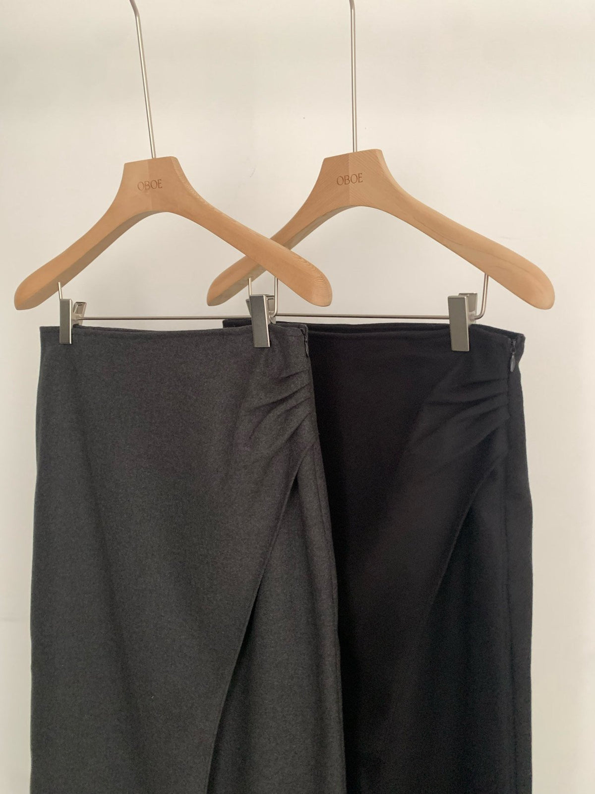 ched shirring skirt-2col
