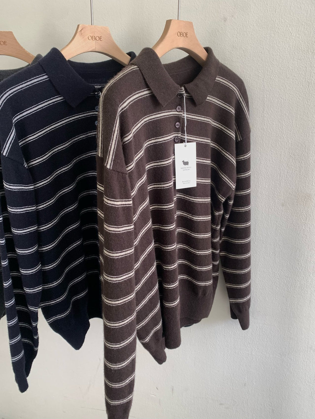 urban stripe knit-3col