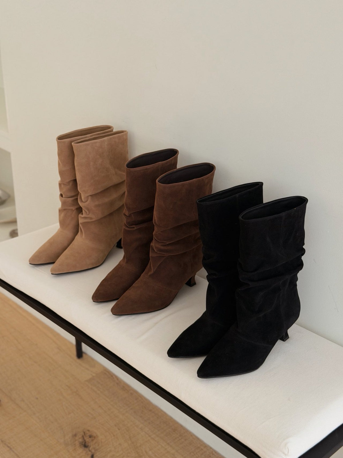 suede slouch boots-3col
