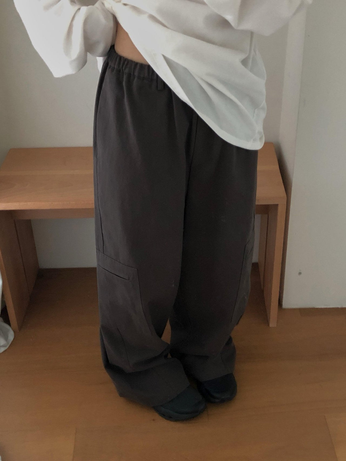 cotton note pants-2col