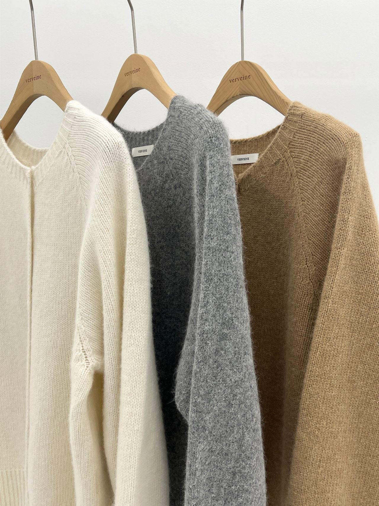 Lune fox round wholegarment cardigan-3col
