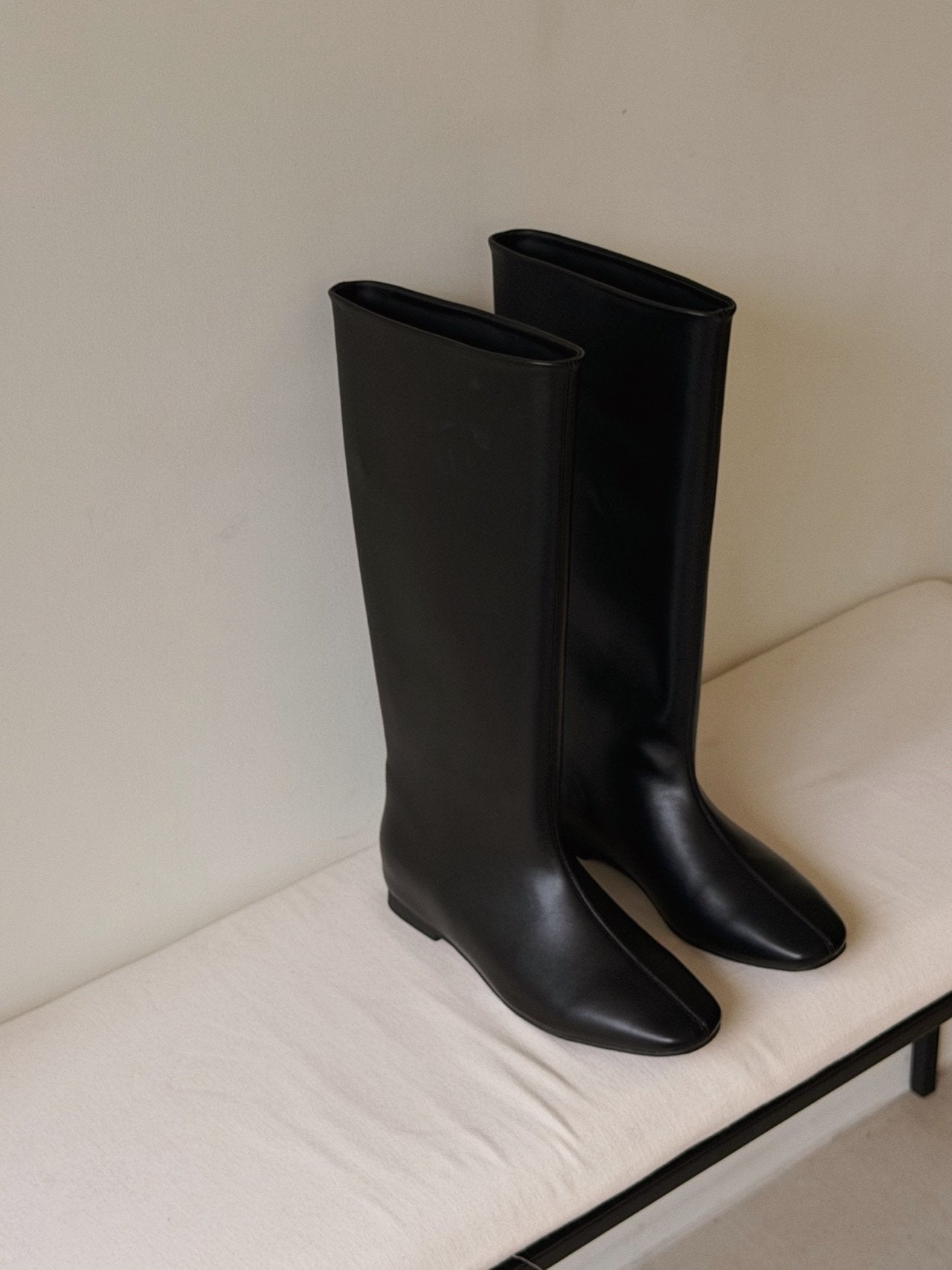 hidden wedge boots.