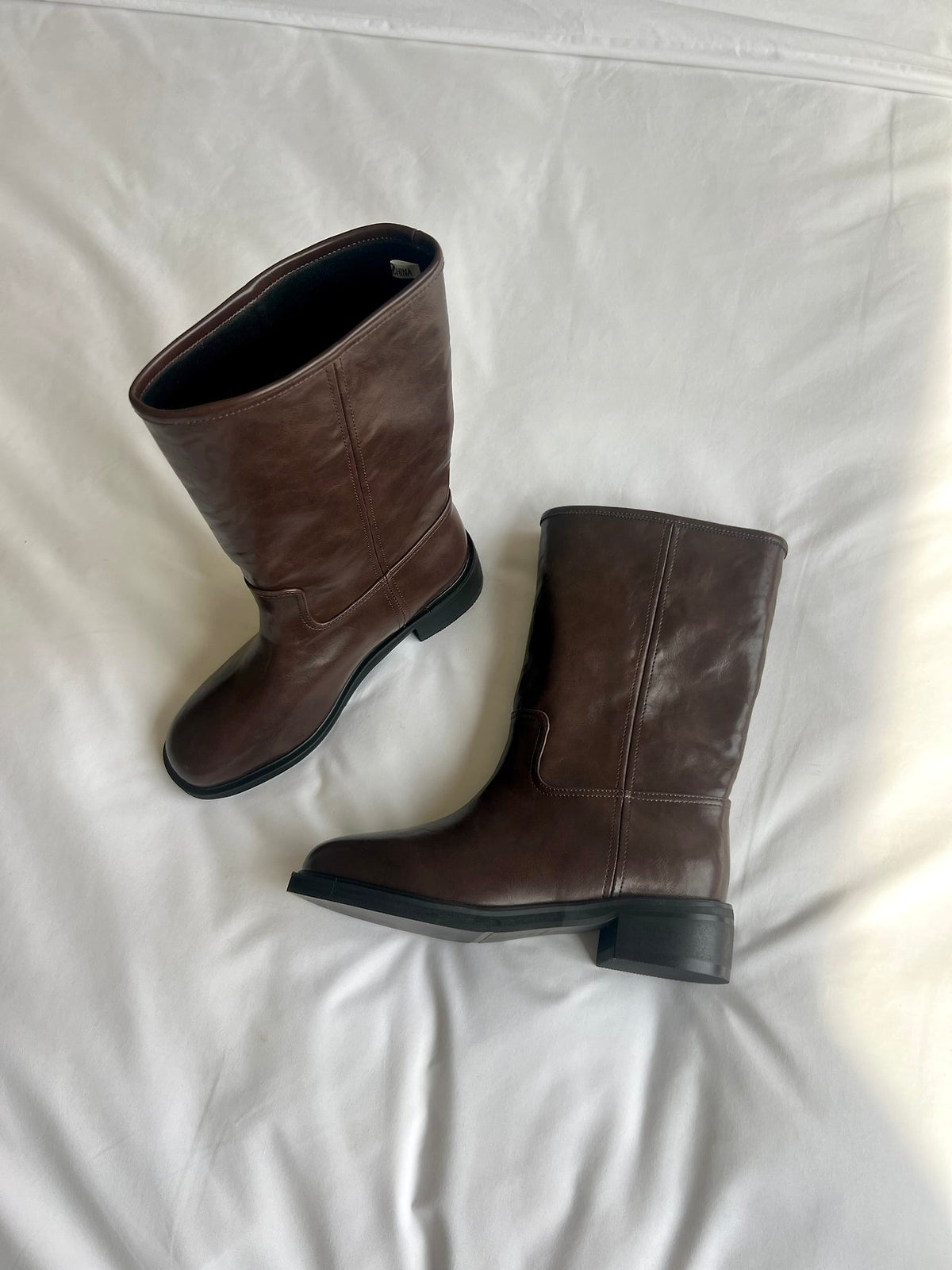 Vintage mid boots-2col