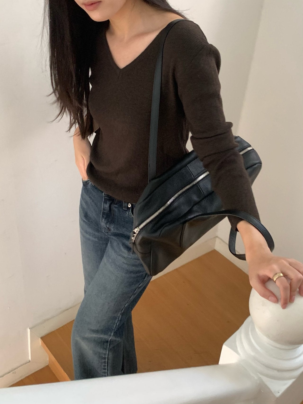 Ibon V-Neck knit-4col