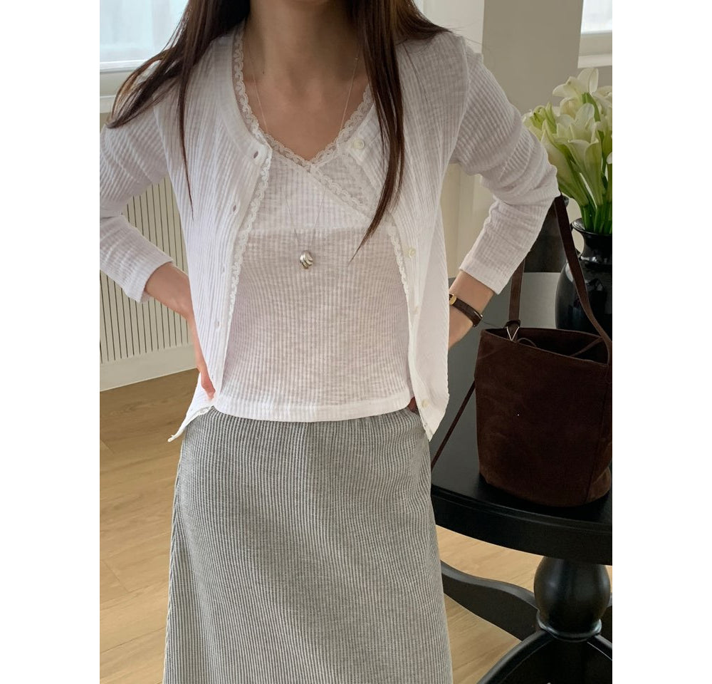 Vince Cardigan Set-2col