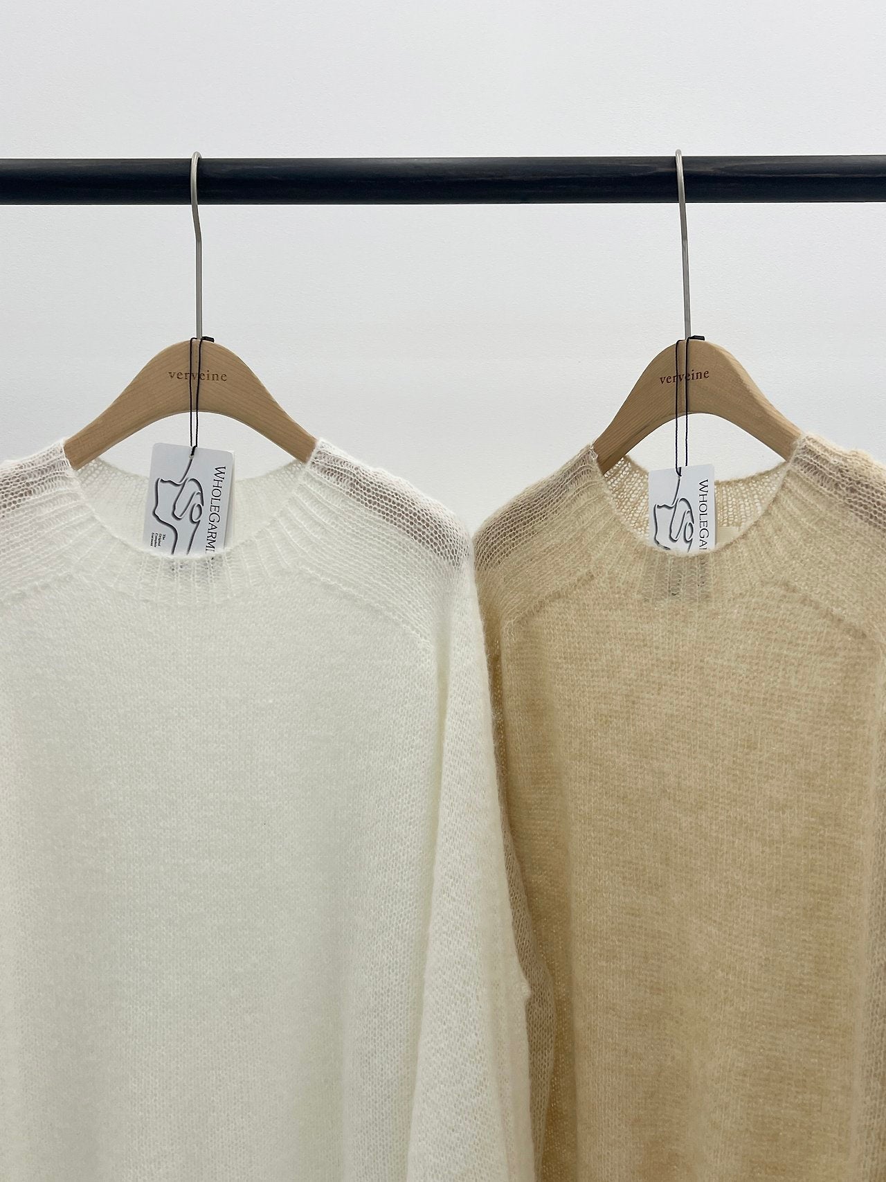 Row mohair balloon knit-2col