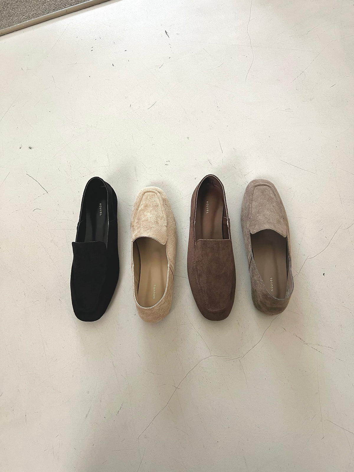 Suede Soft Loafers-4col