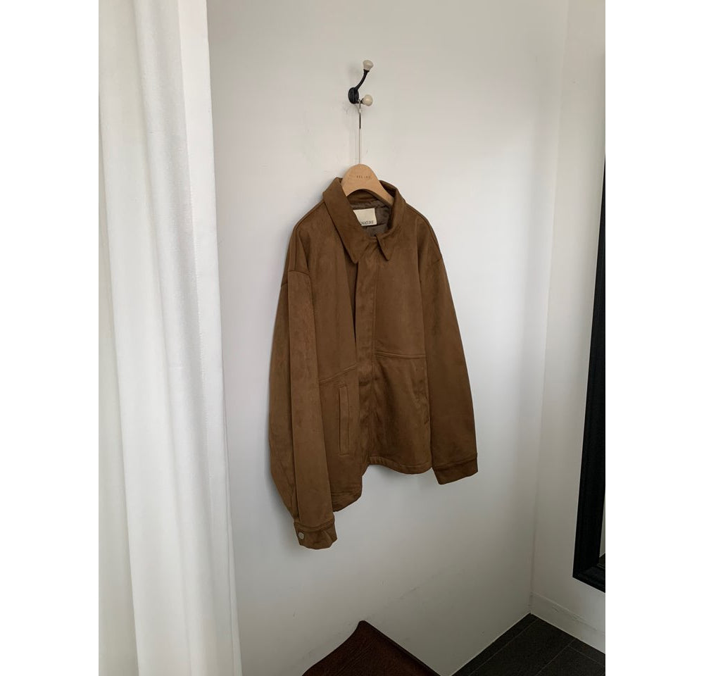 Mented Suede Jacket-2col