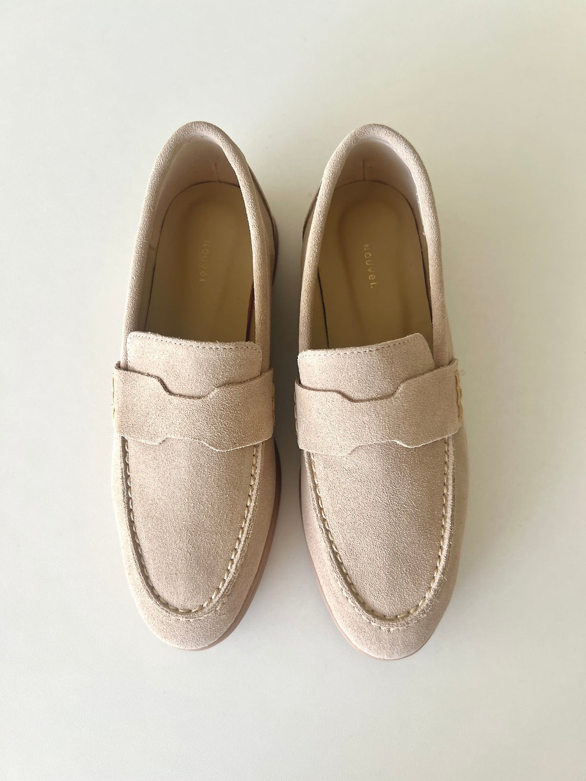 Real leather loafers-3col