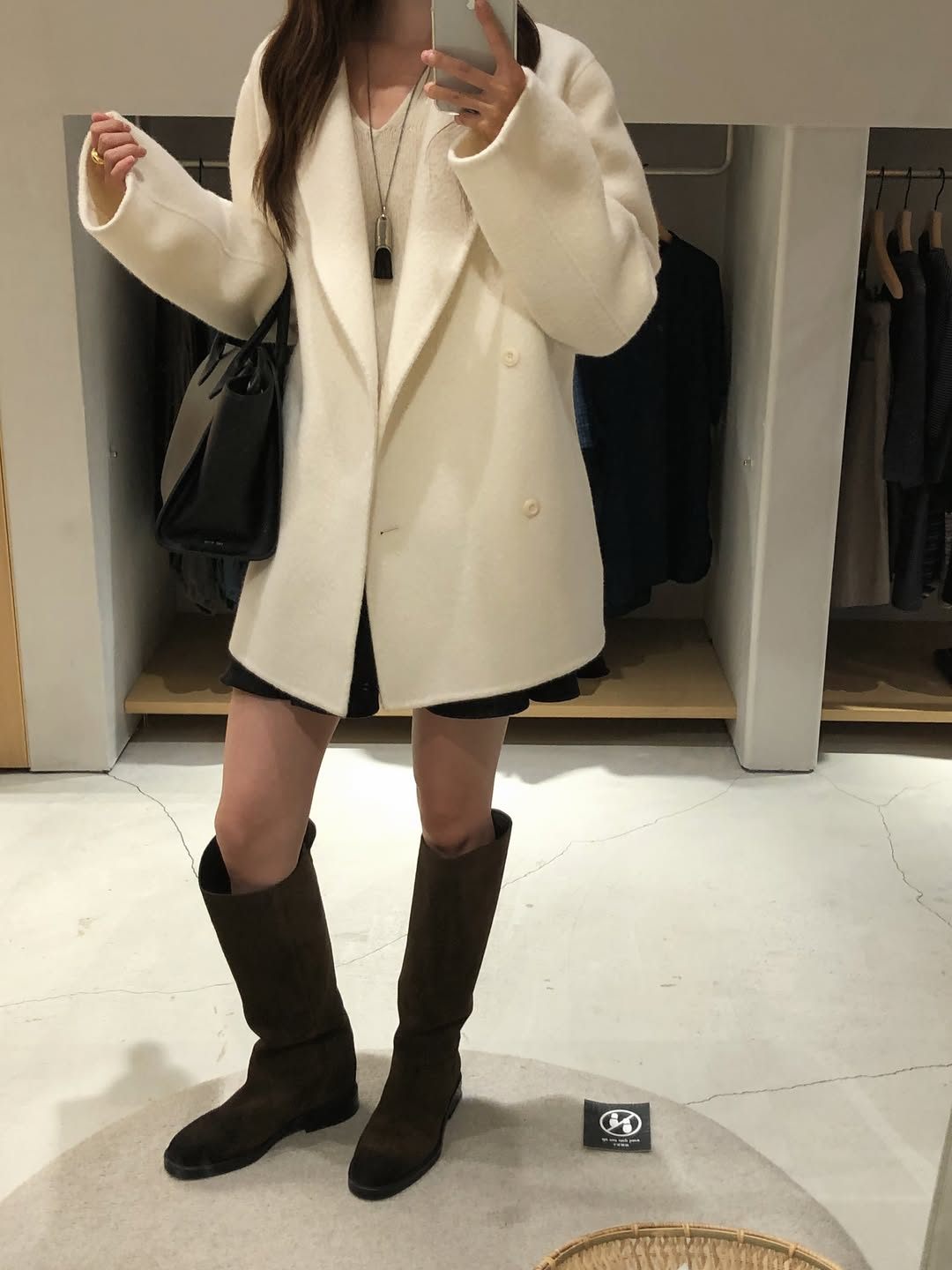 yvette double half handmade jacket-2col