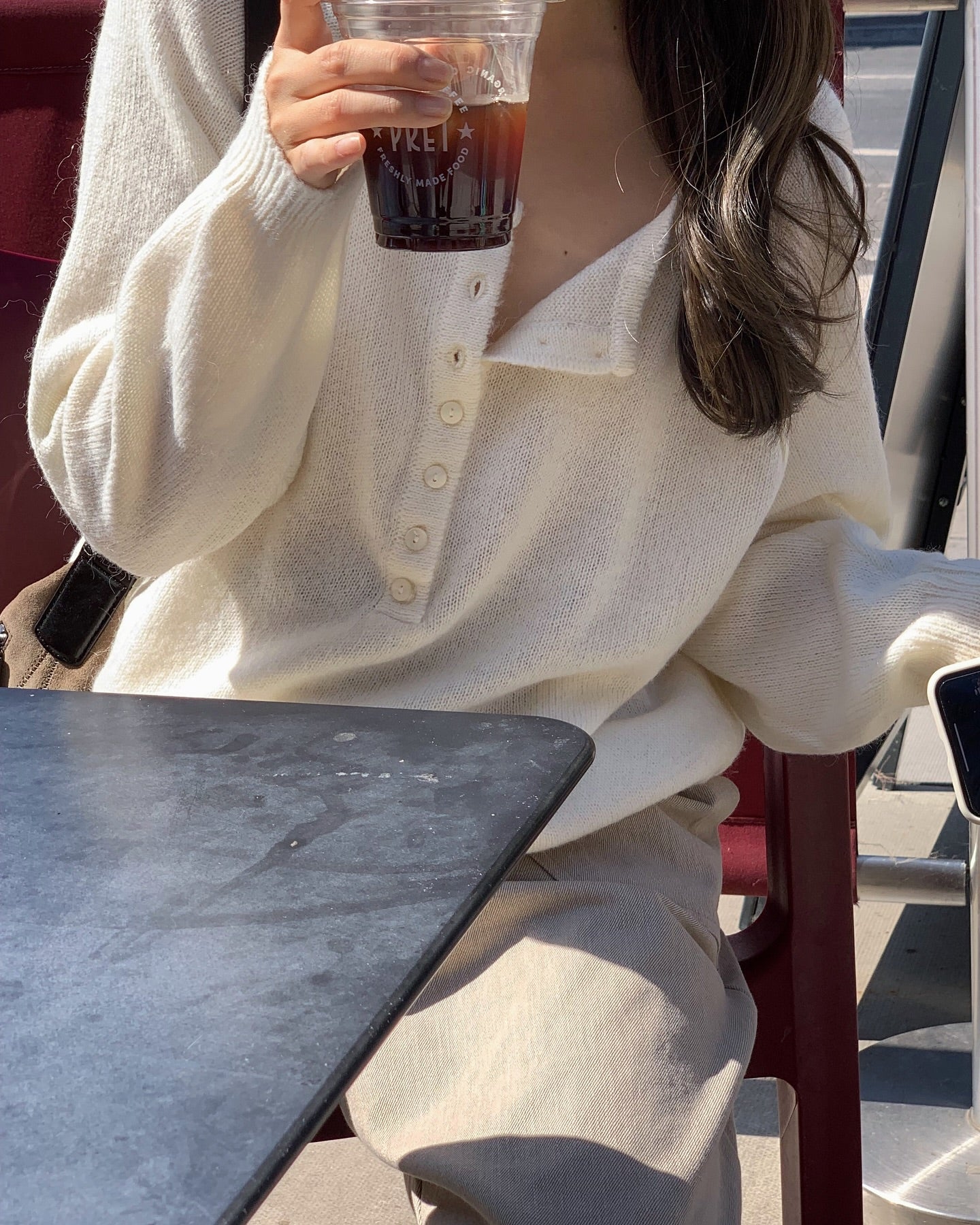 liter miyu mohair button knit-3col