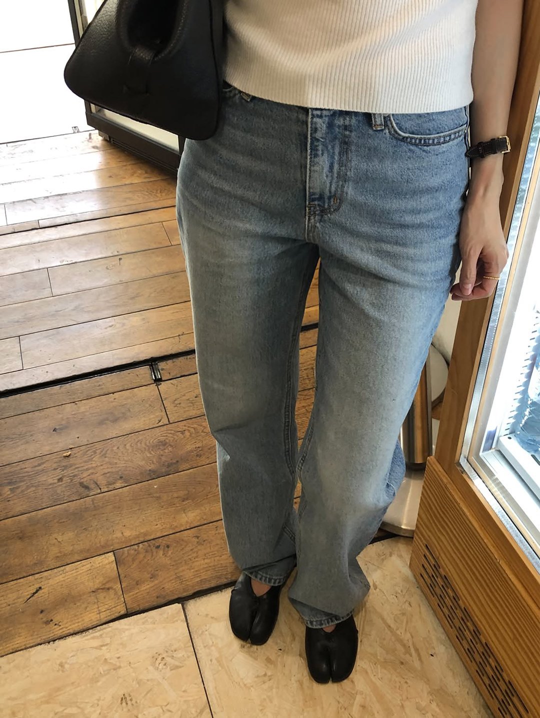 Laura straight fit denim pants