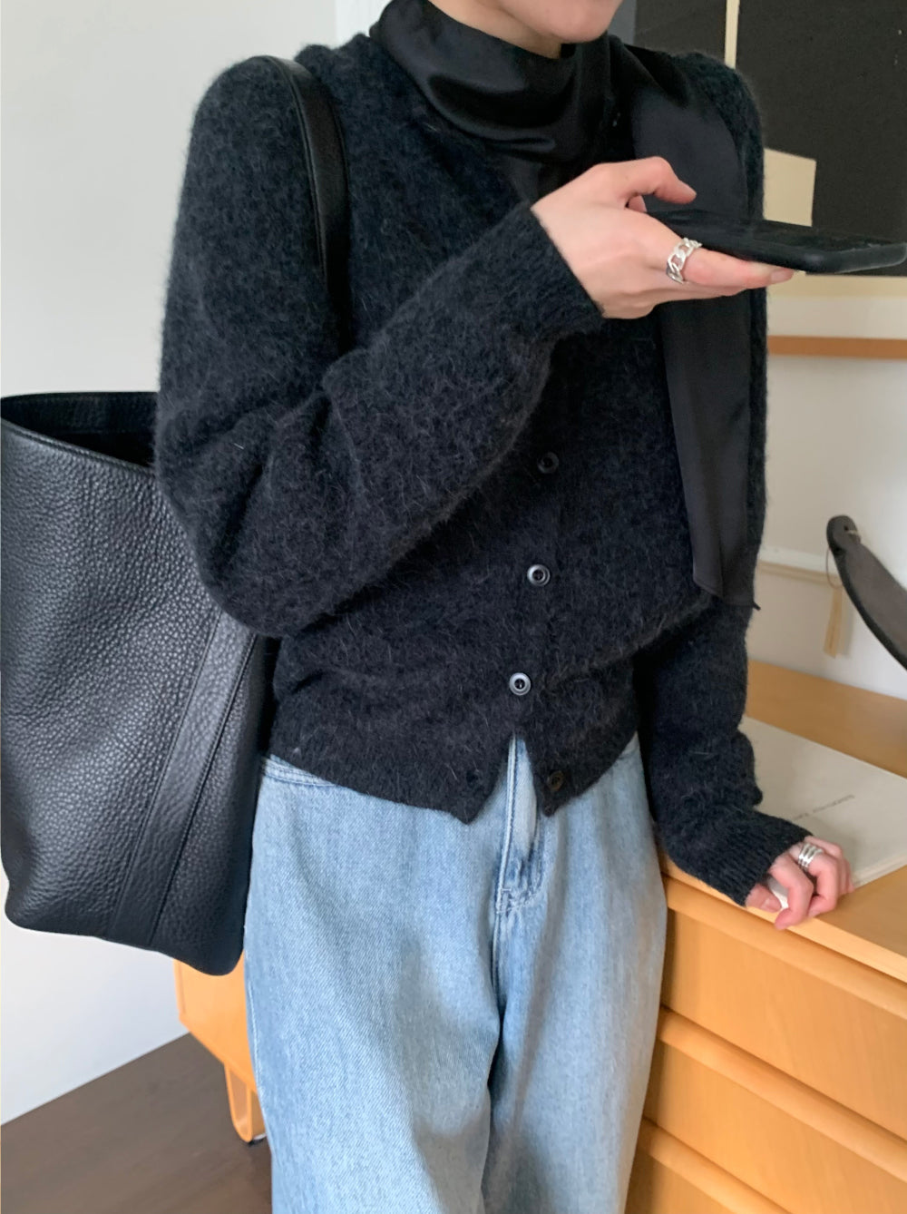 carrot cardigan-4col