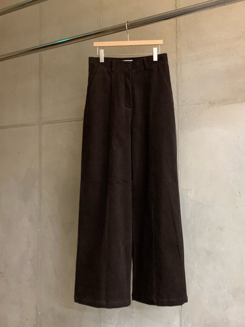 Haus boyer loose corduroy pants-2col