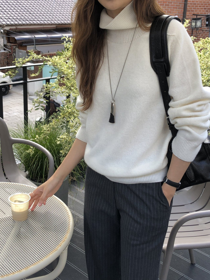 Meline wholegarment turtleneck knit-3col