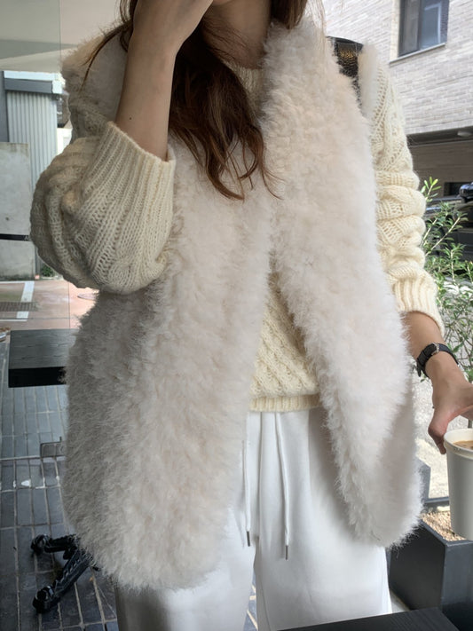 Kelly shearling vest