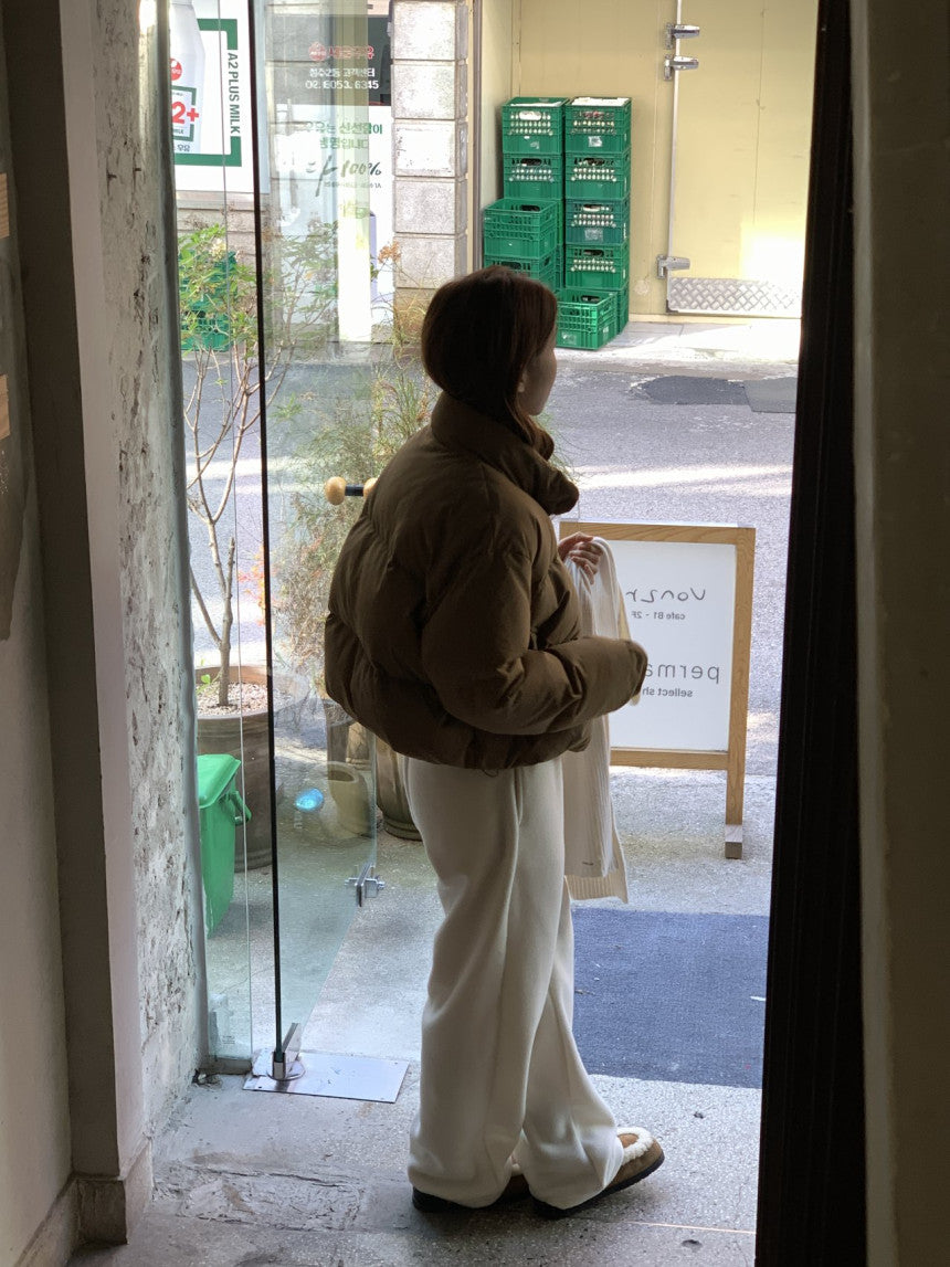 Basel duckdown short padding-3col