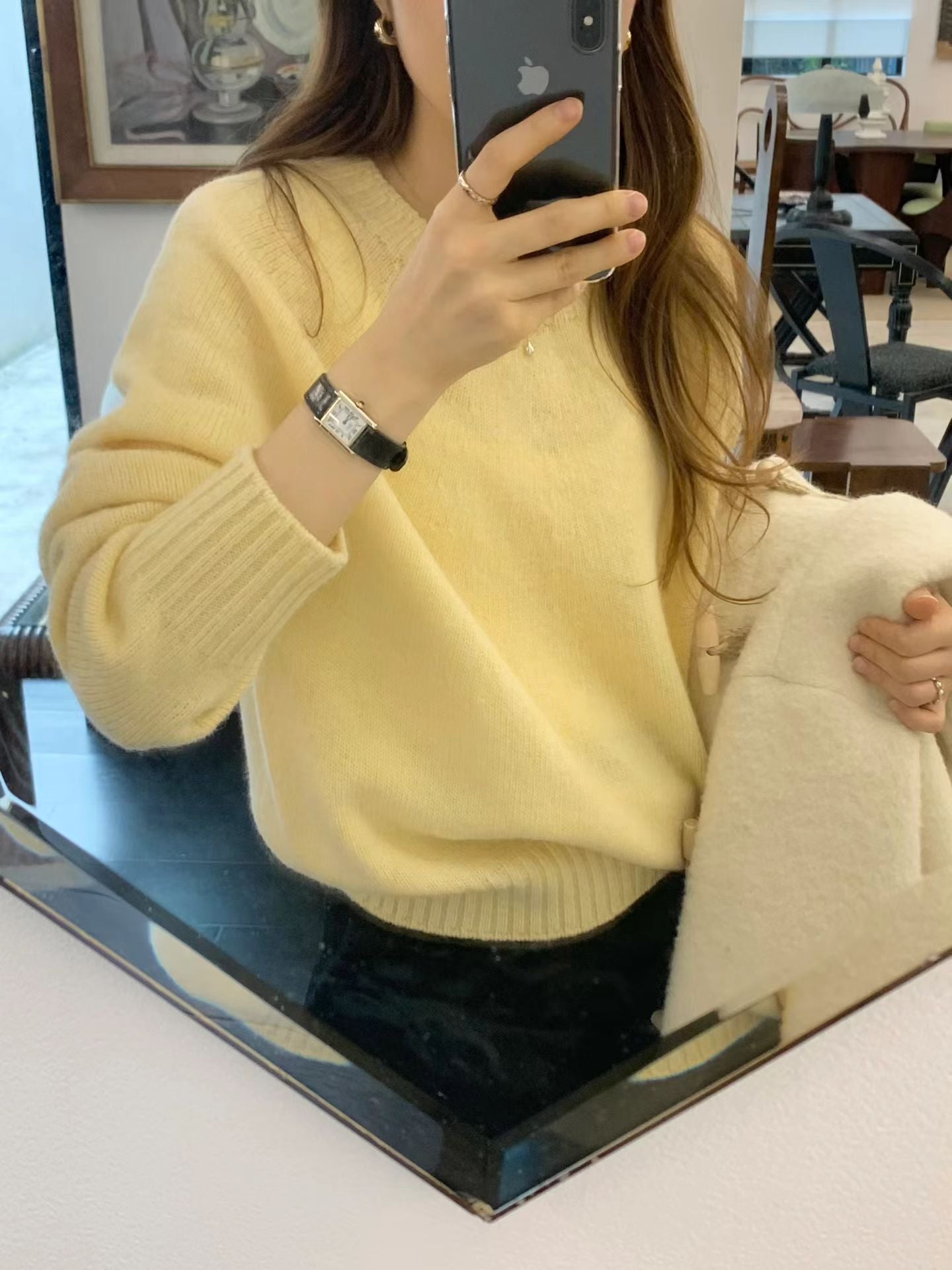 Ounce heather shirtland wool knit-4col