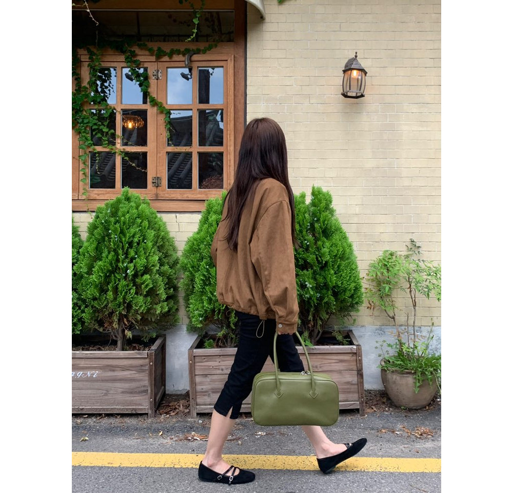 Mented Suede Jacket-2col