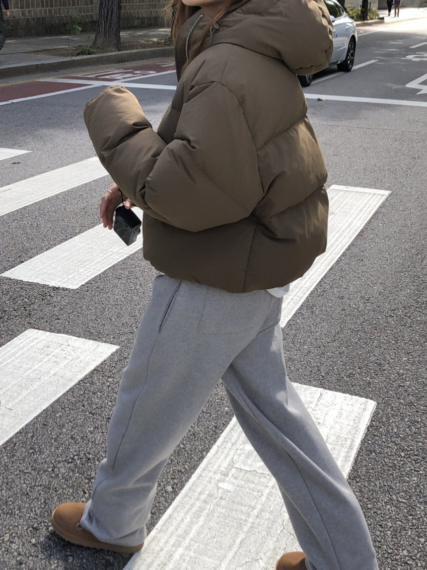 Noa hood duck down padding-3col