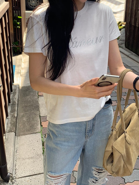 Fleur bijou short sleeve T