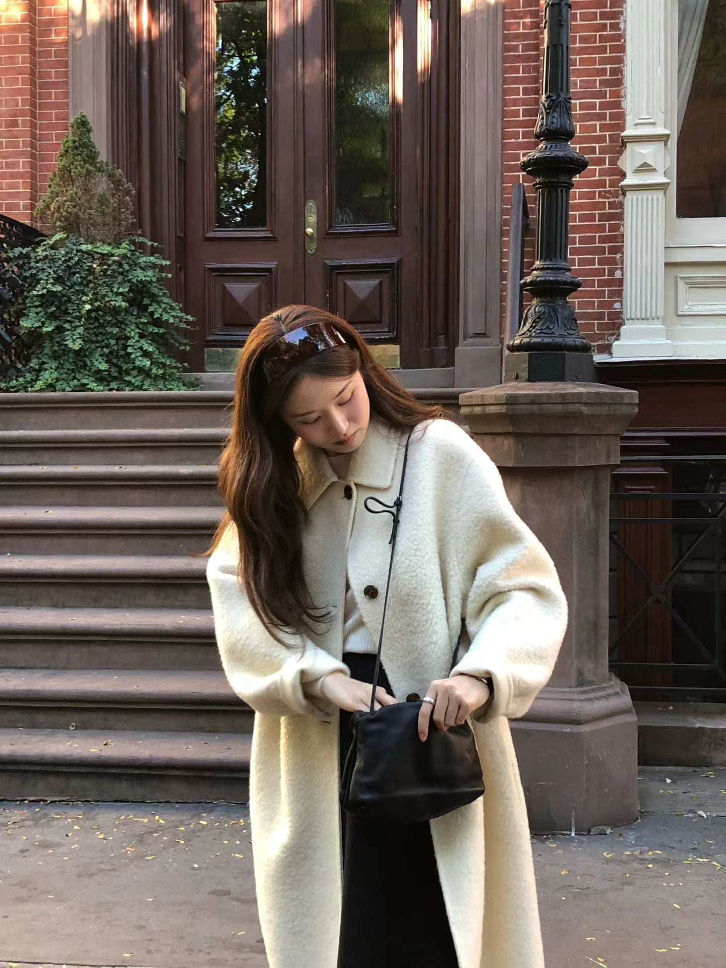 Ounce sophie alpaca handmade coat-2col