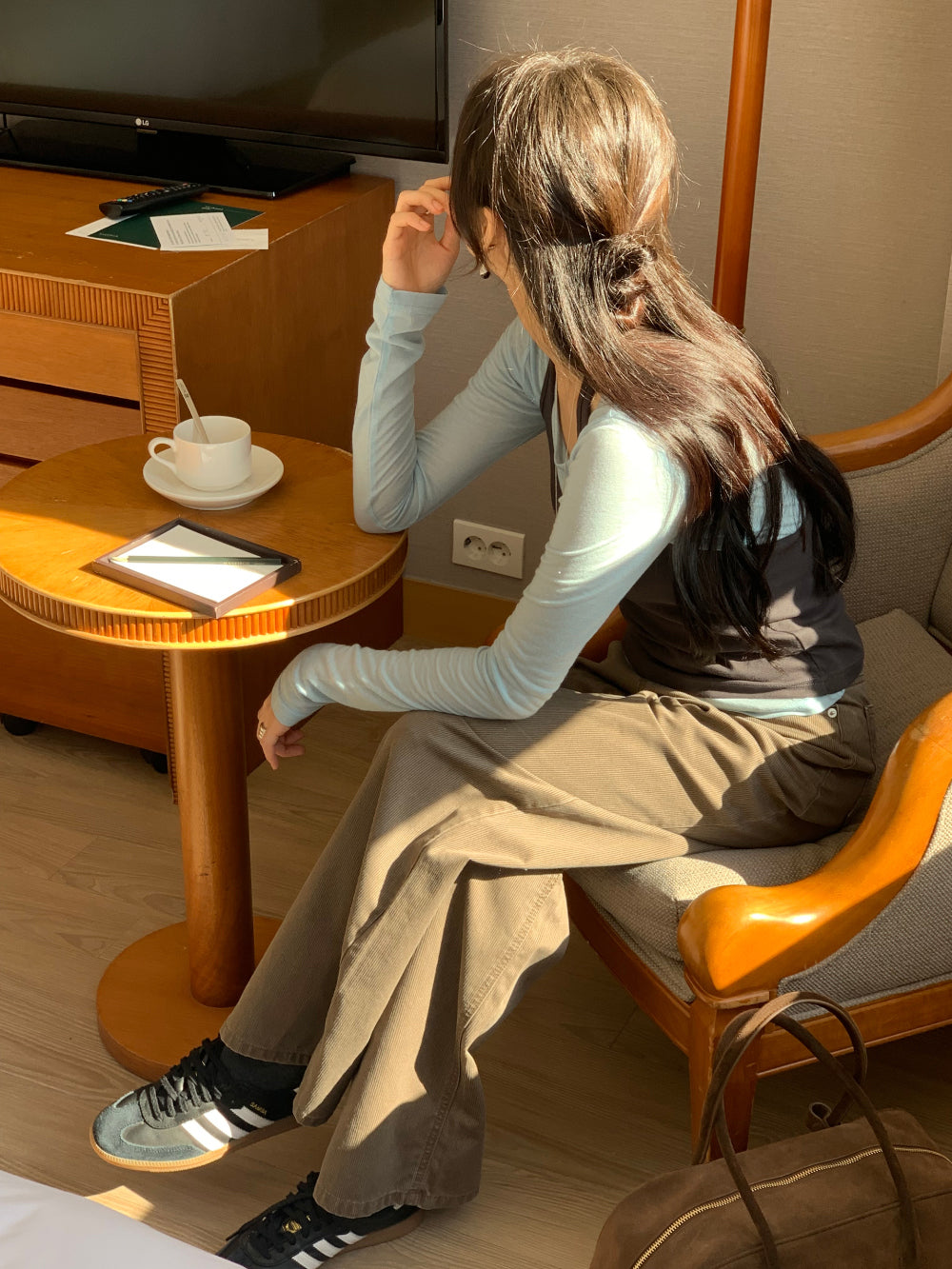 Halter layered set T-4col