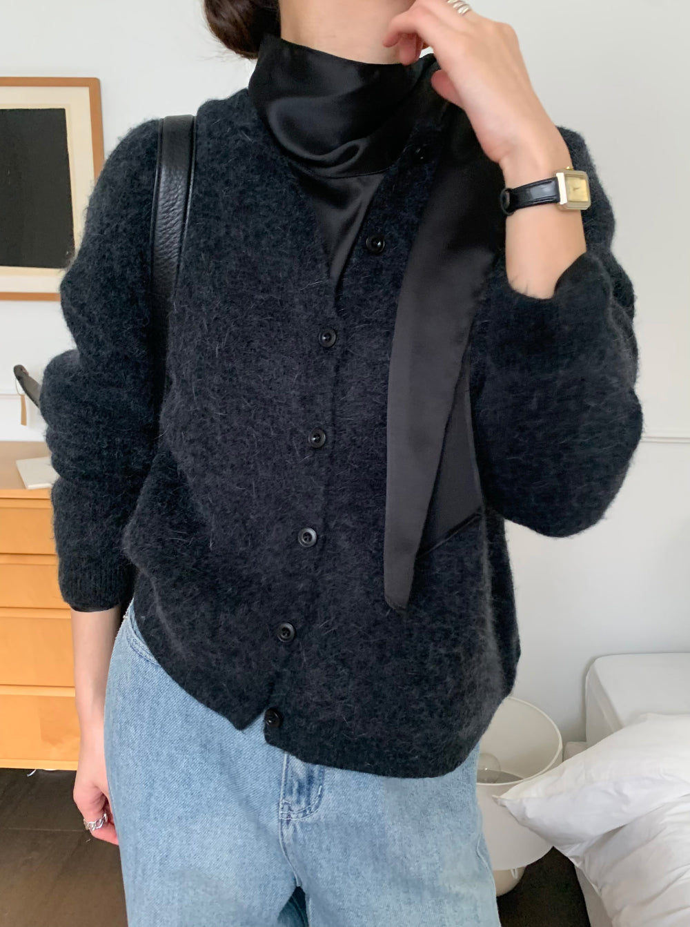 house tie blouse-3col