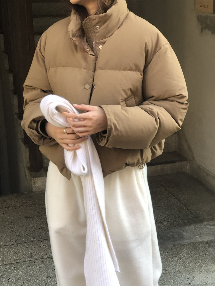 Basel duckdown short padding-3col