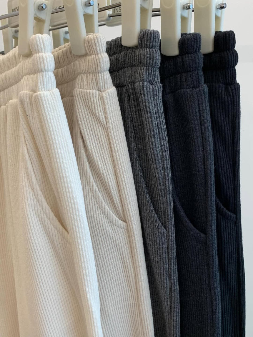 Relaxed pants-5col