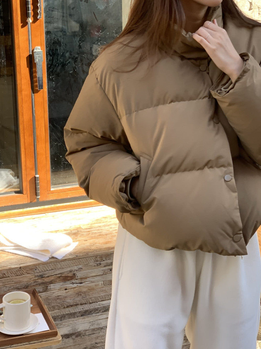 Basel duckdown short padding-3col