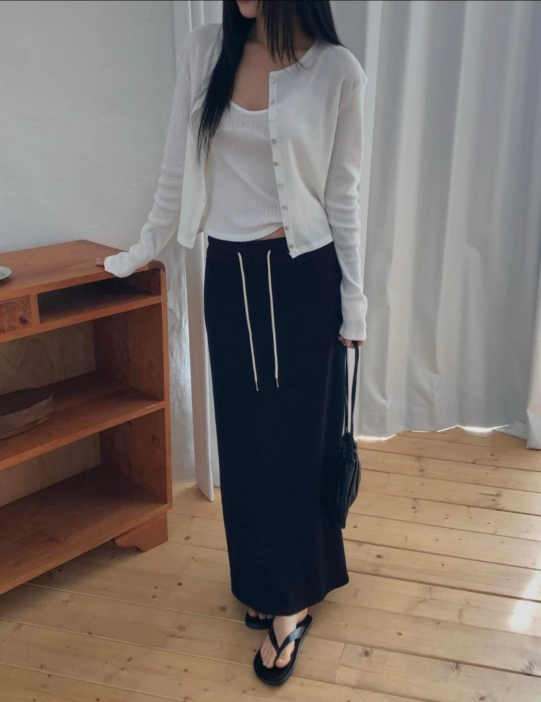 Waffle skirt-3col