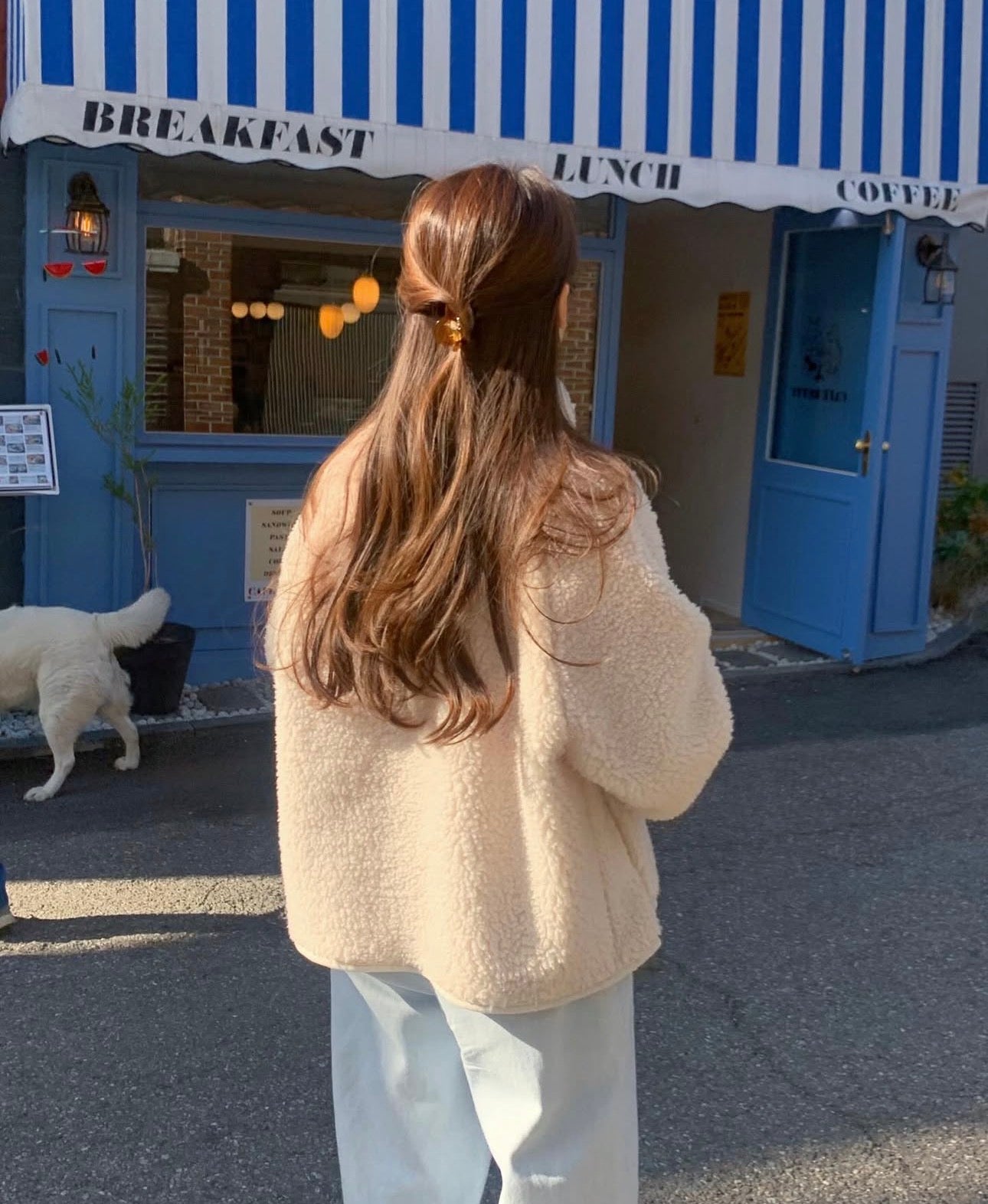 liter teddy searing fleece jumper-2col