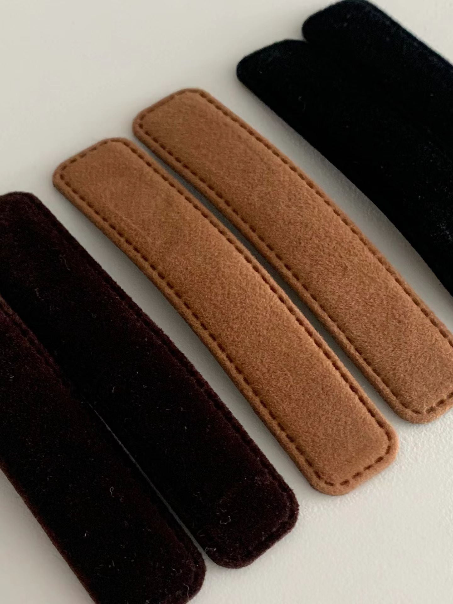 Suede hairpin-3col